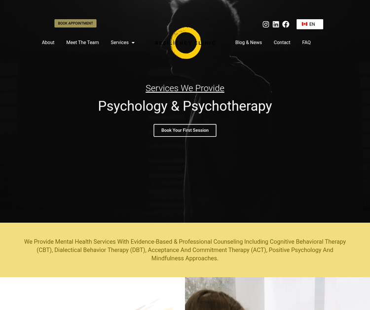 Resiliency Clinic - Psychology & Psychotherapy Services in Ottawa
