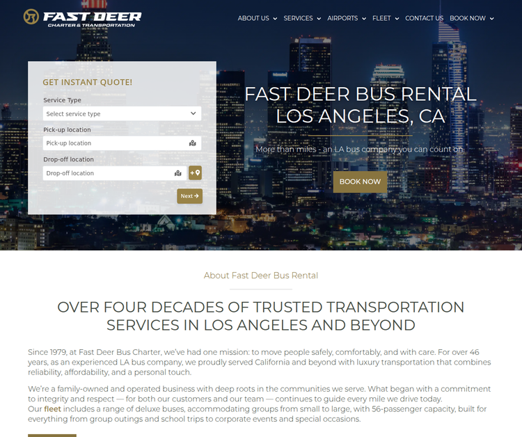 Fast Deer Bus Charter