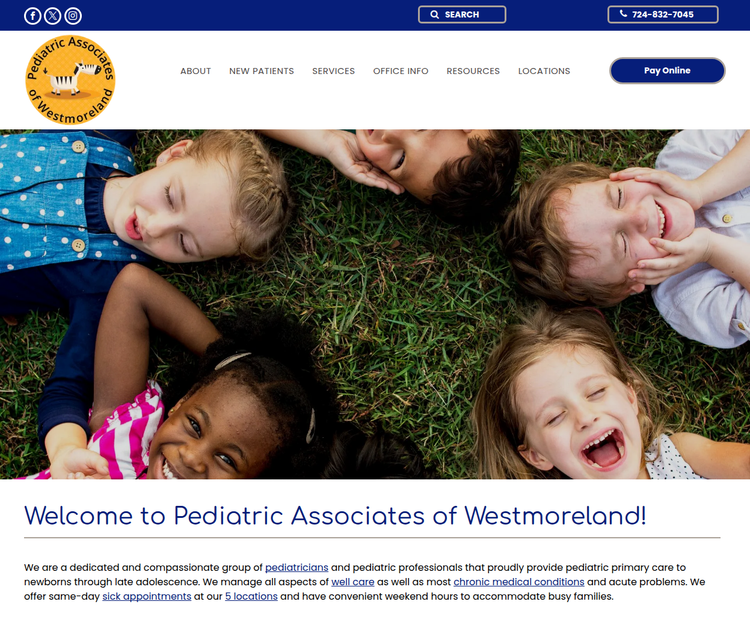 Pediatric Associates of Westmoreland (Formerly Kids Care Pediatrics)