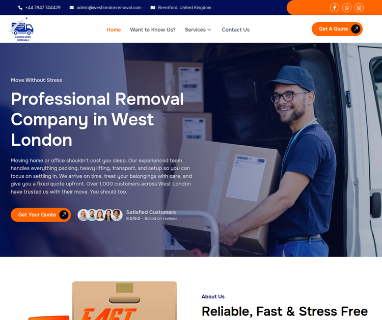 West London removals service