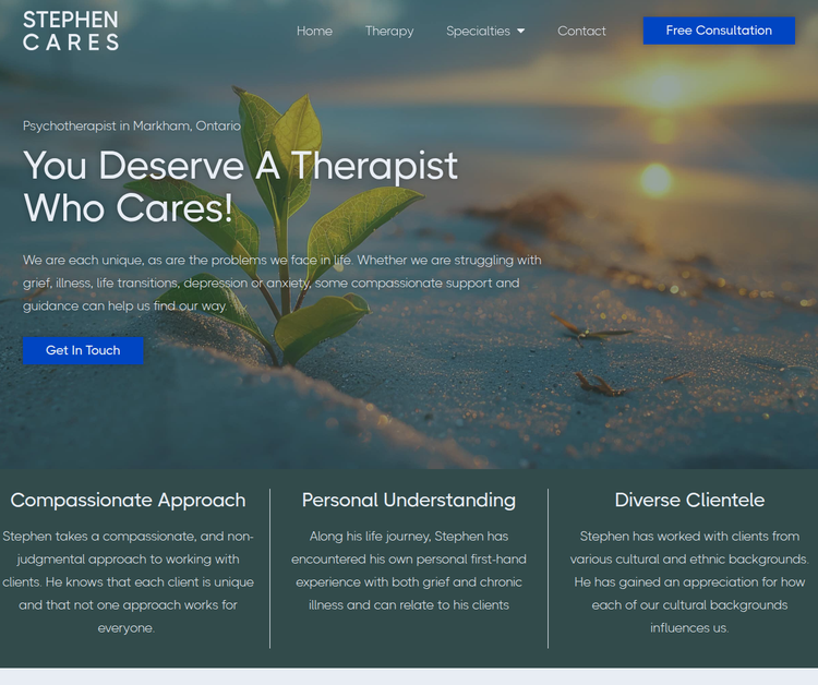 Stephen Cares Psychotherapy