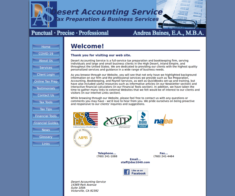 Desert Accounting Service - Tax Preparation & Business Services