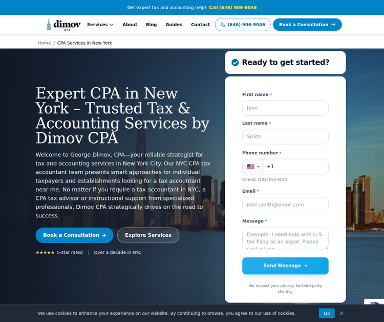 Trusted CPA & Tax Services in New York City