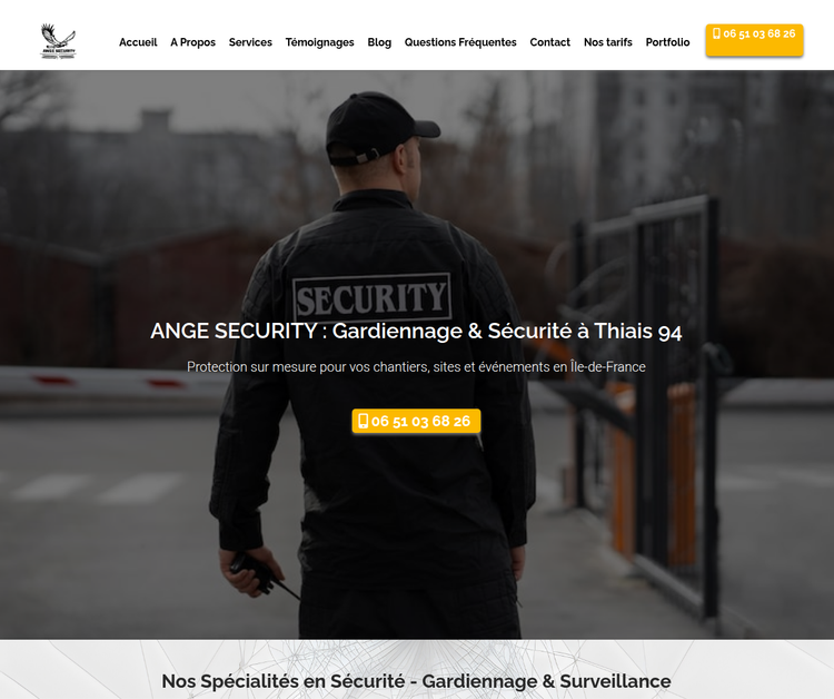 ANGE SECURITY - Sécurité Incendie, Gardiennage & Protection Événementielle à Thiais