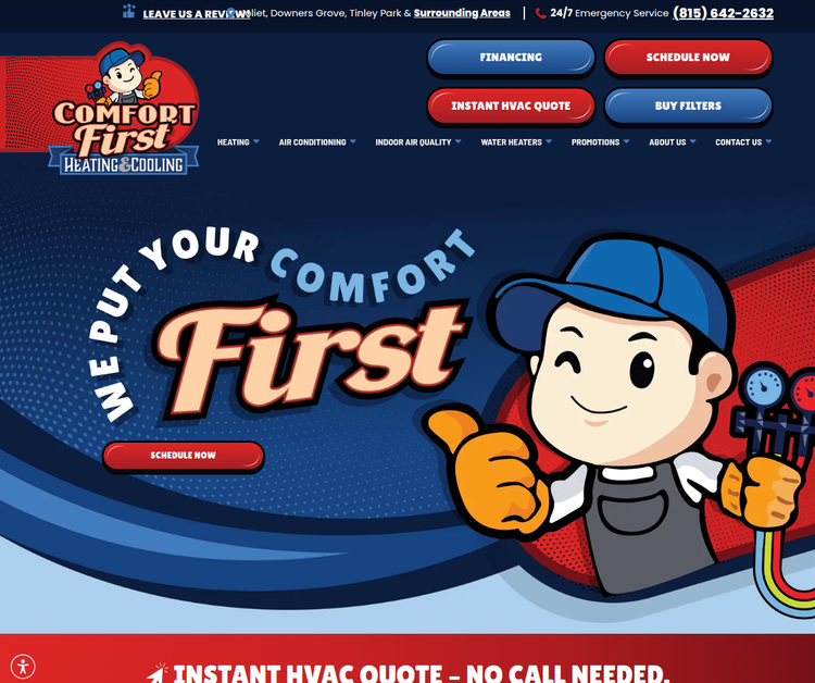 Comfort First Heating and Cooling, Inc.
