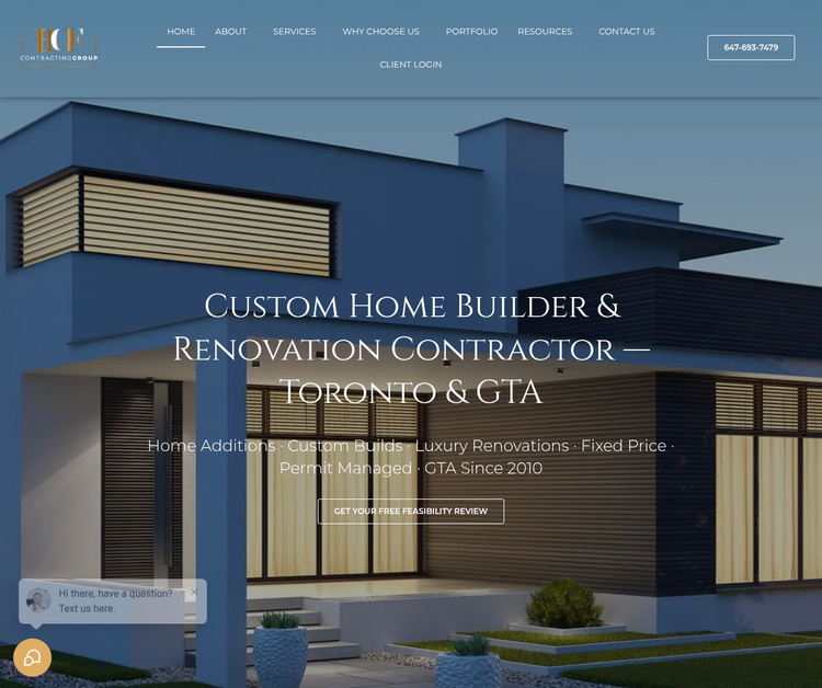 Custom Home Builder & Renovation Contractor