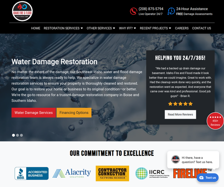 Expert Water & Fire Restoration Services in Idaho