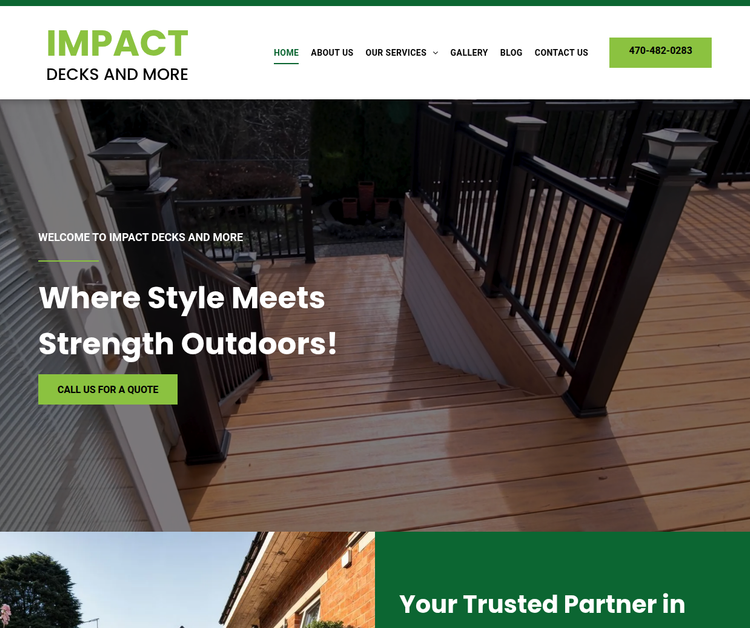 Premium Deck Building & Exterior Transformation Services in Marietta, GA