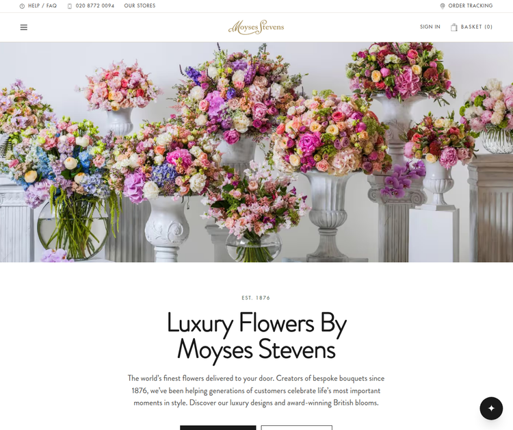 Moyses Stevens Flowers