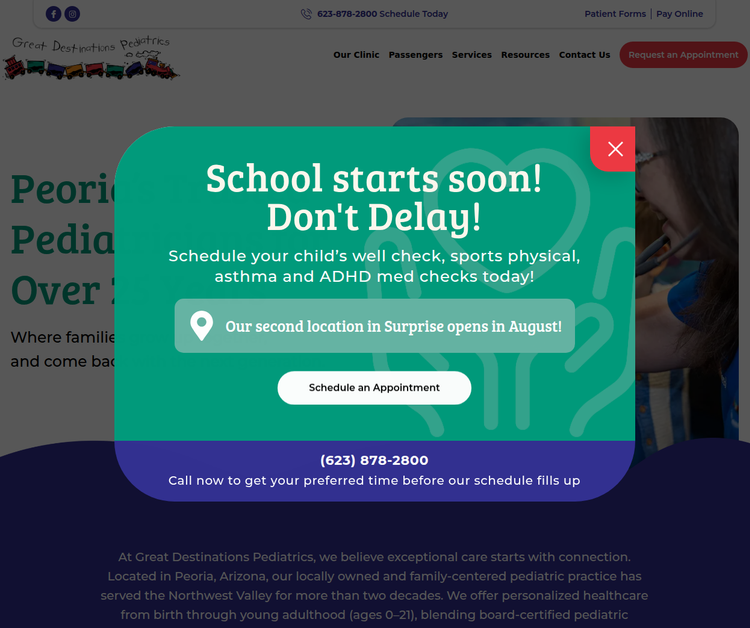 Great Destinations Pediatrics