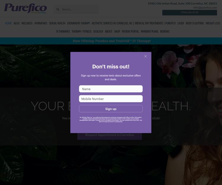 Purefico MedSpa & Therapy - Your Health. Your Body.