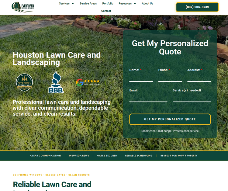Professional Lawn Care & Landscaping Services in Houston