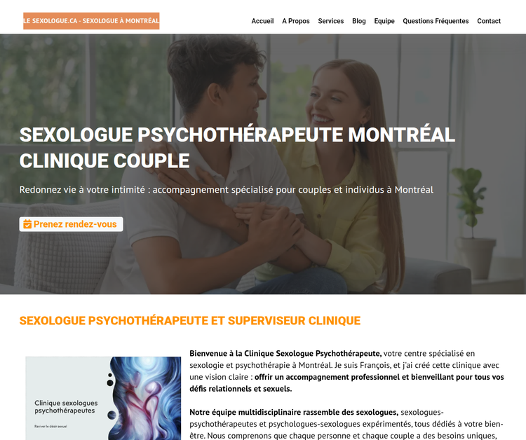 François Renaud M. A. - Sexologue & psychothérapeute/ Sex therapist & psychotherapist Montreal