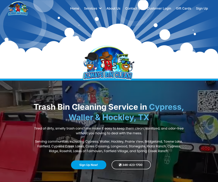 Always Bin Clean - Trash Bin Cleaning Service