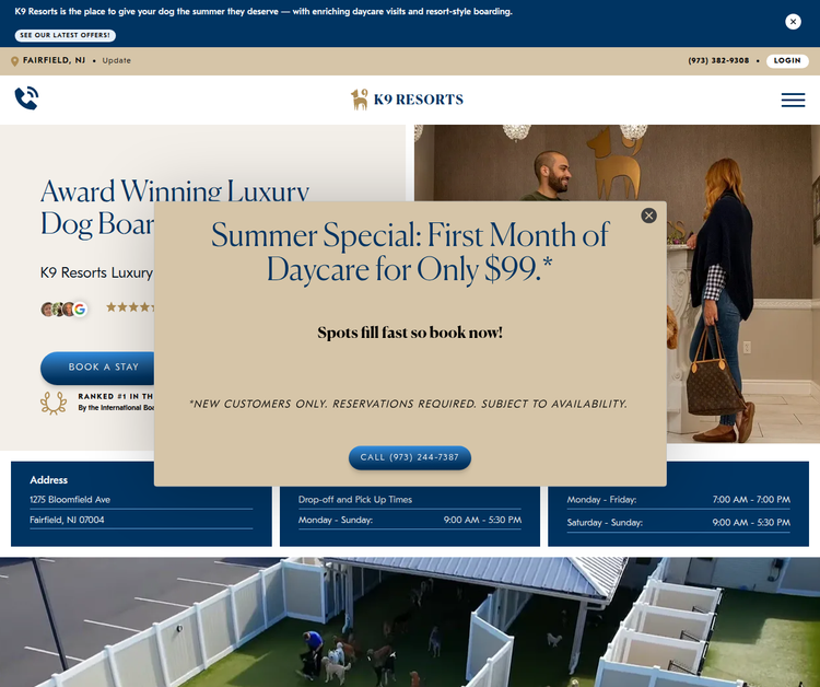 K9 Resorts Luxury Pet Hotel Fairfield