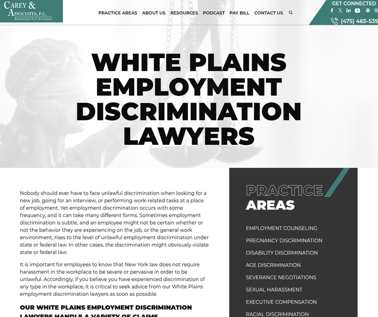 White Plains Employment Discrimination Lawyers