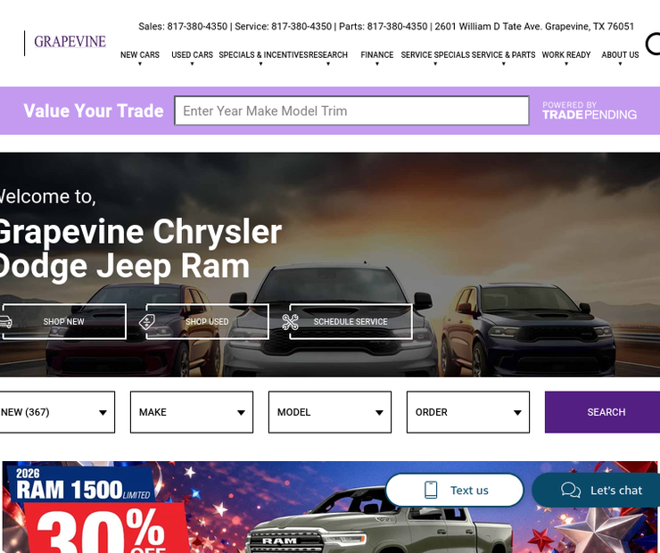 Grapevine Dodge Chrysler Jeep Ram