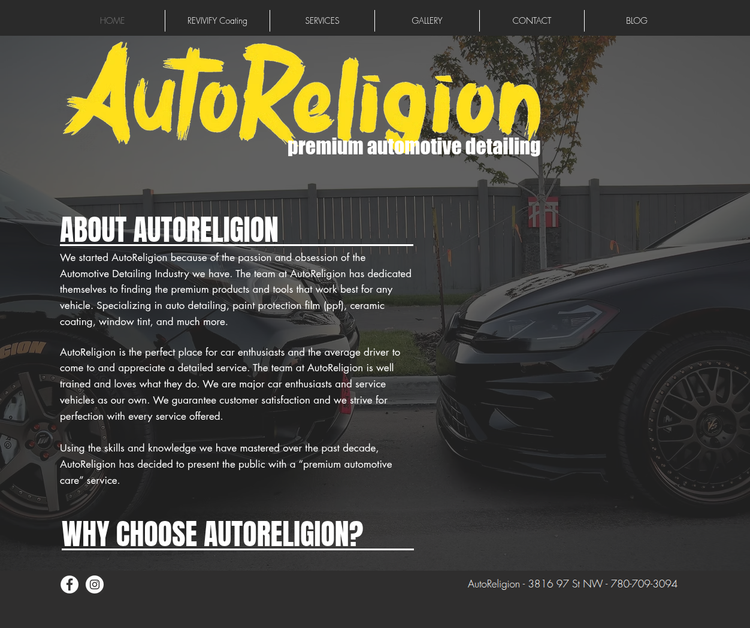 AutoReligion | PPF & Ceramic Coating | Window Tint