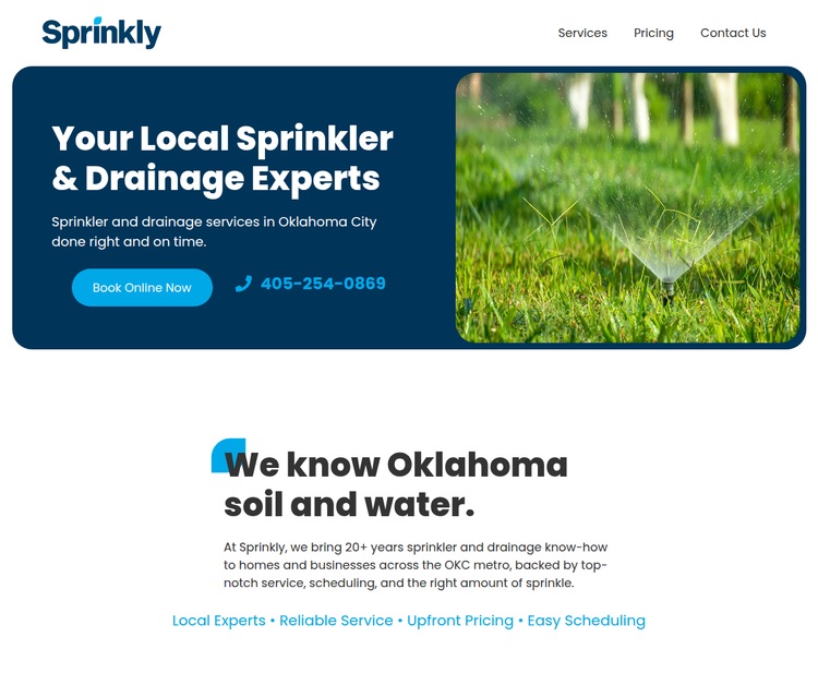 Your Local Sprinkler & Drainage Experts