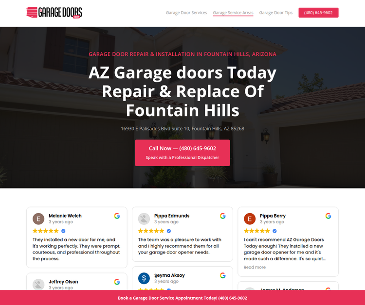 AZ Garage Doors Today Repair & Replace Of Fountain Hills
