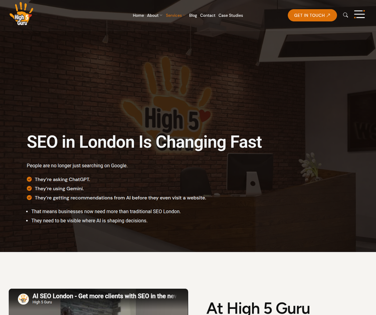 AI SEO London