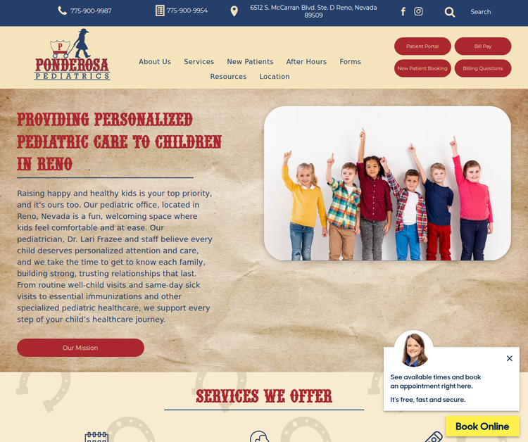 Ponderosa Pediatrics | Lari L. Frazee, D.O.