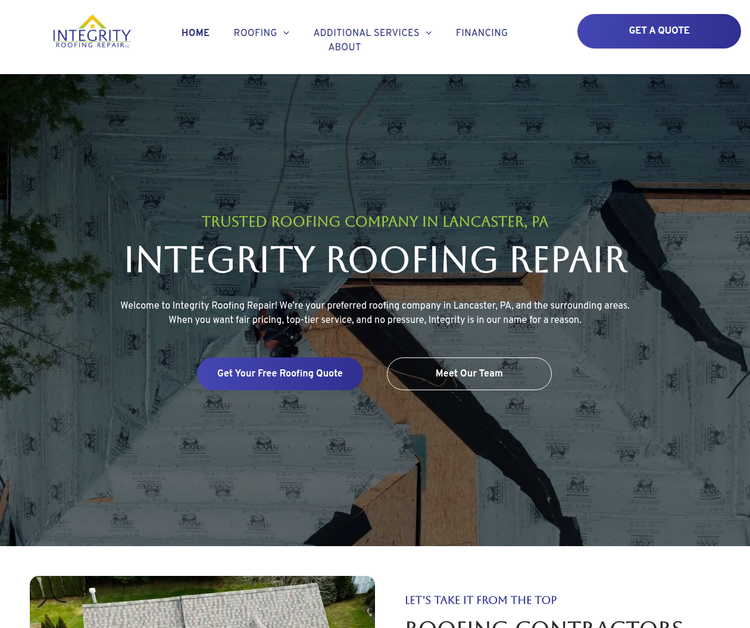 Trusted Roofing Company in Lancaster, PA