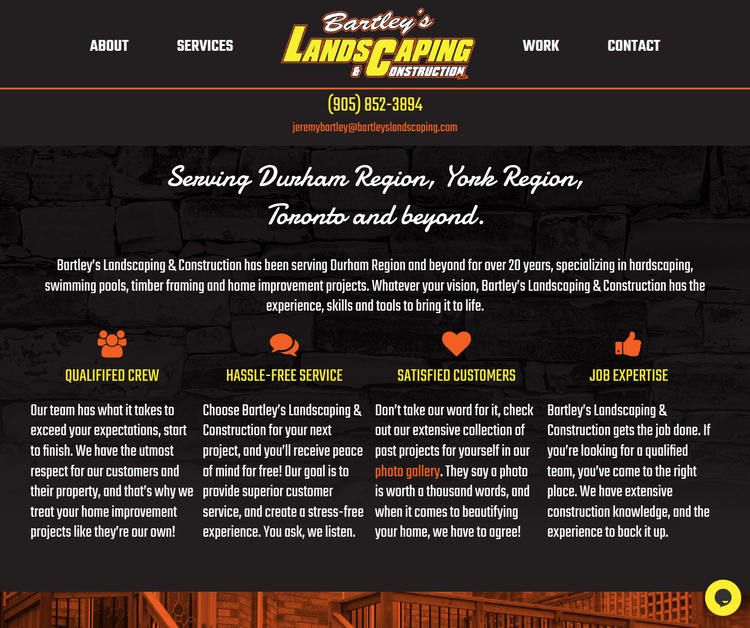 Bartley’s Landscaping & Construction