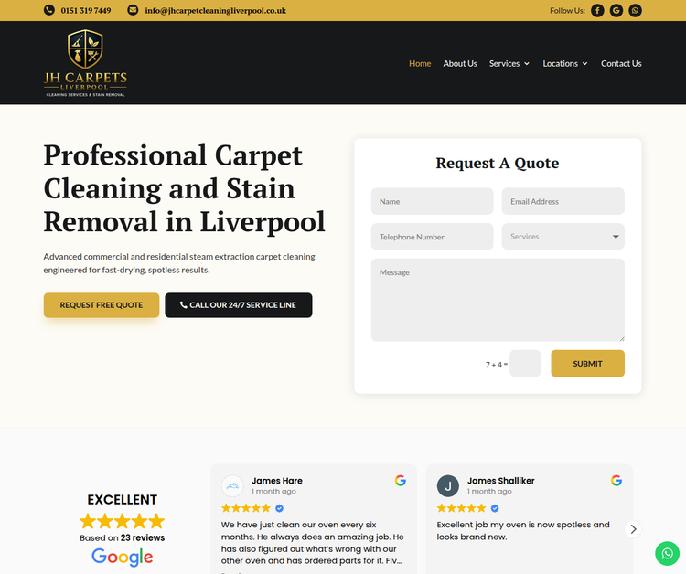 JH Carpet Cleaning Liverpool