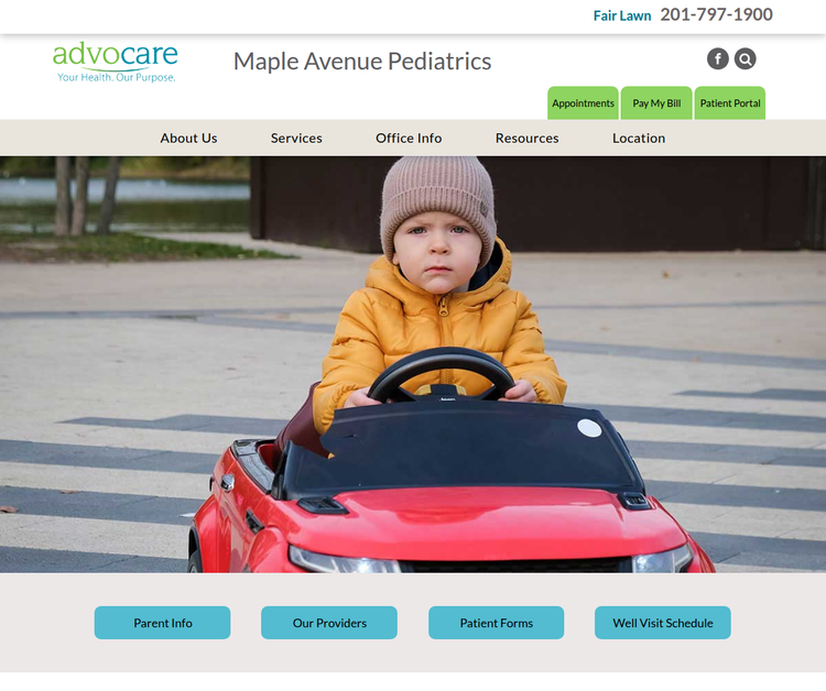 Maple Avenue Pediatrics – Fair Lawn Office