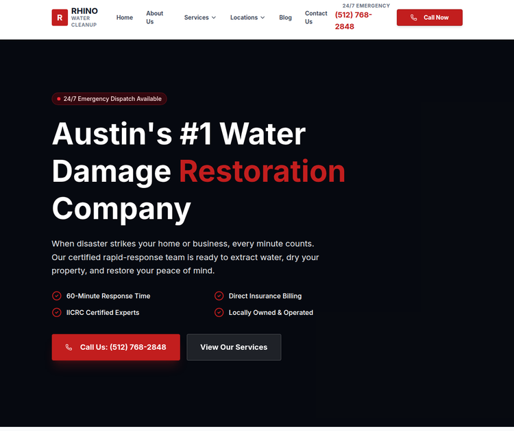 Rhino Water Cleanup Restoration Austin