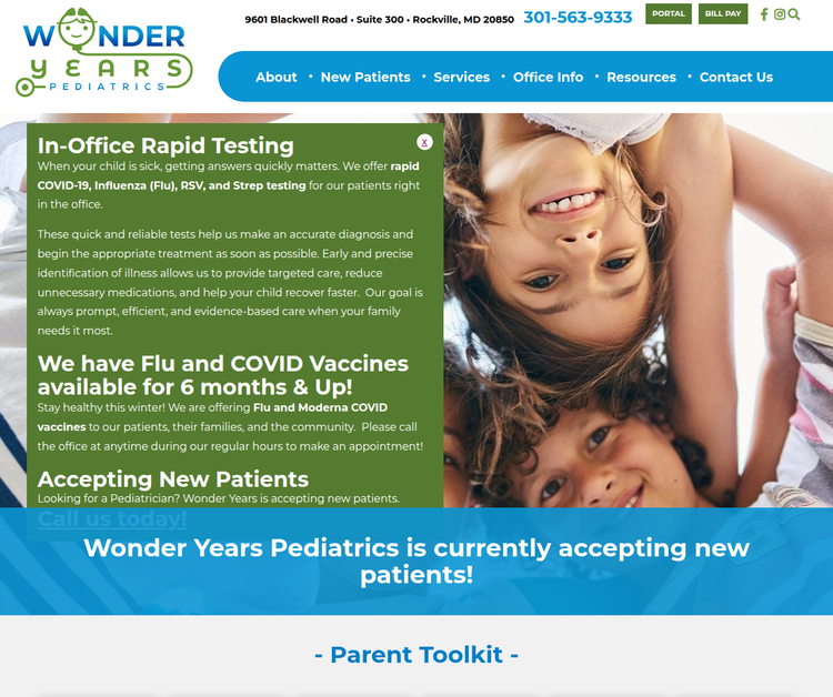 Wonder Years Pediatrics
