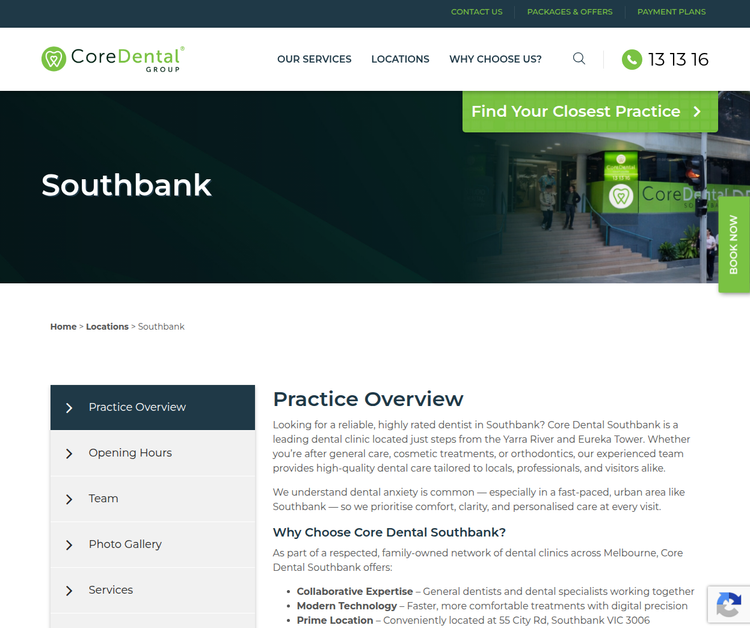 Core Dental Southbank