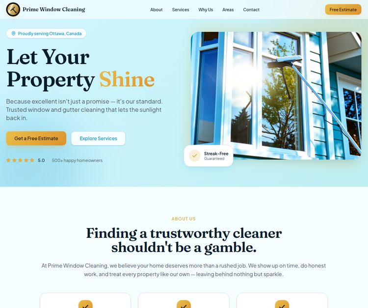 Prime Window Cleaning
