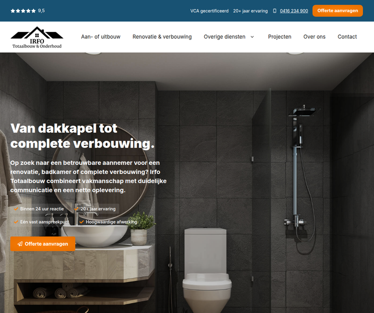 Irfo Totaalbouw & Onderhoud