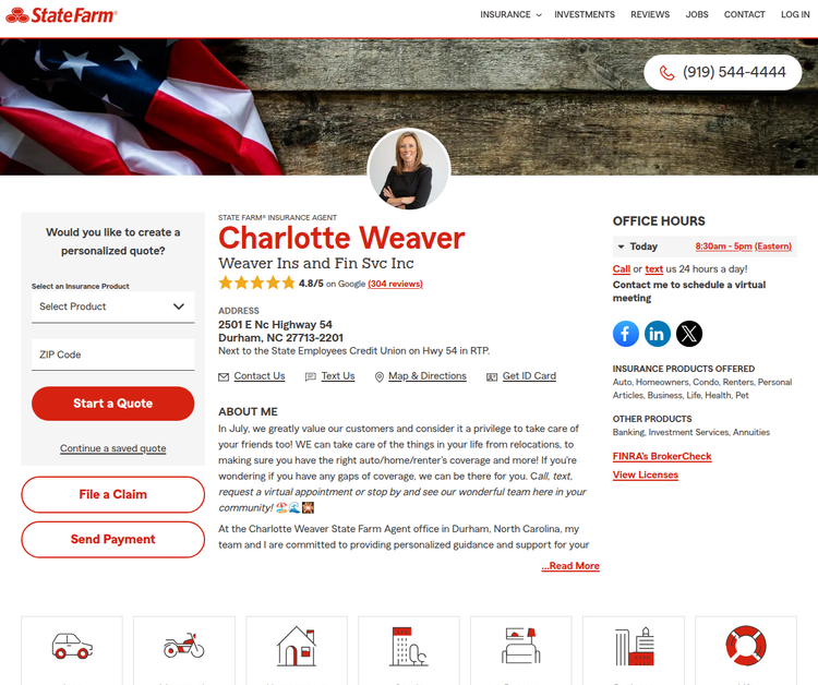 Charlotte Weaver State Farm Agent