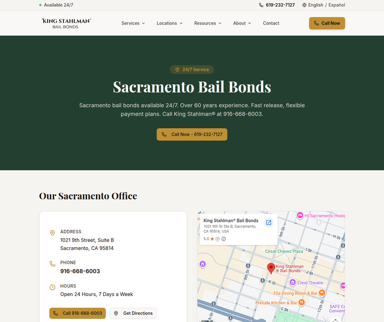 Sacramento Bail Bonds – Fast Release & Flexible Payments