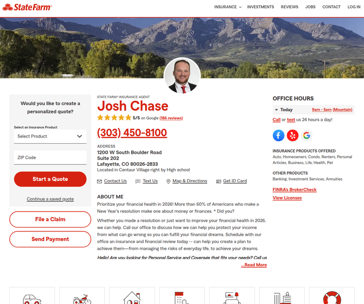 Josh Chase - State Farm Insurance Agent