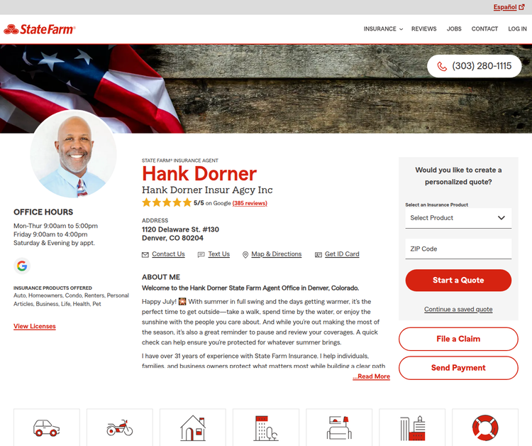 Hank Dorner - State Farm Insurance Agent