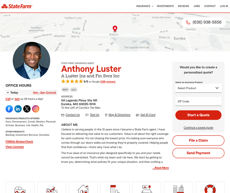 Anthony Luster - State Farm Insurance Agent