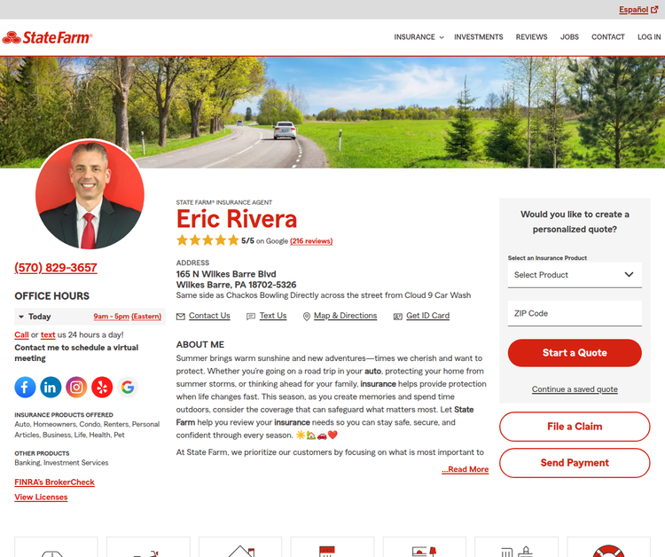 Eric Rivera - State Farm Insurance Agent