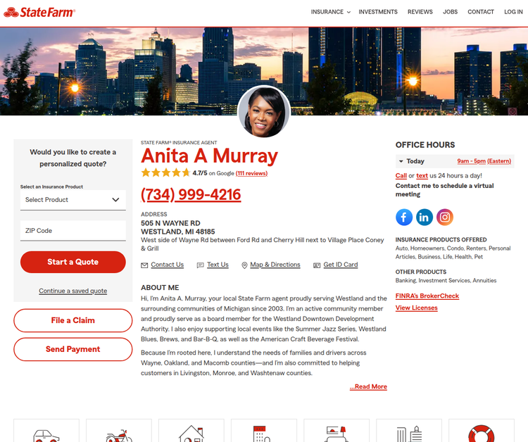 Anita A Murray - State Farm Insurance Agent