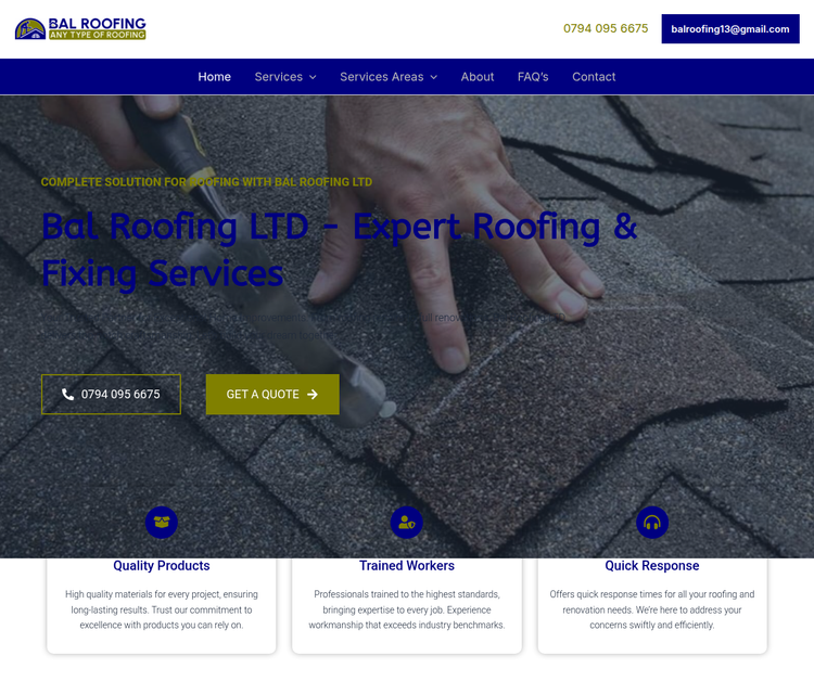 Expert Roofing & Fixing Services