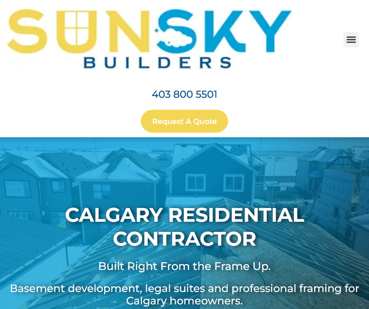 Residential Contractor Specializing in Basement Development and Framing