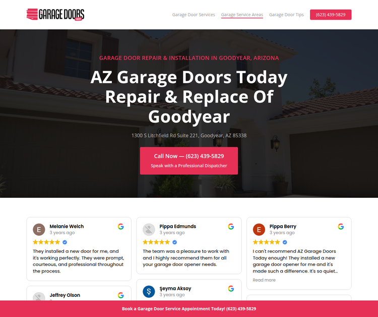 AZ Garage Doors Today Repair & Replace Of Goodyear