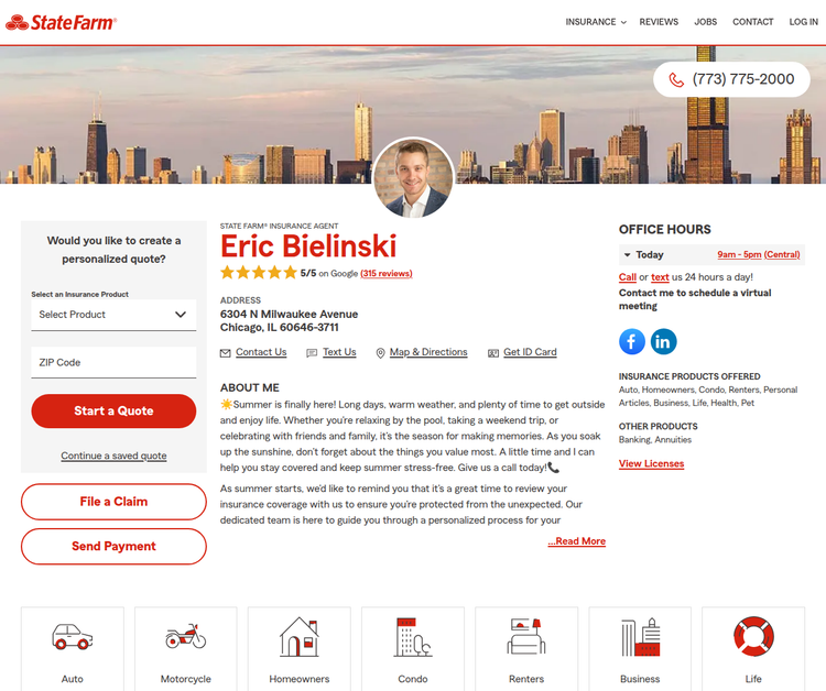 Eric Bielinski - State Farm Insurance Agent