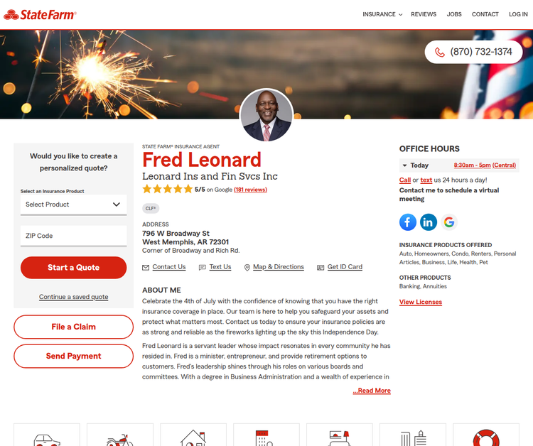 Fred Leonard - State Farm Insurance Agent