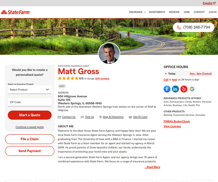 Matt Gross - State Farm Insurance Agent