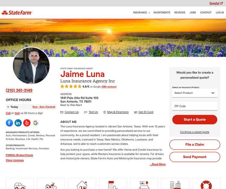 Jaime Luna - State Farm Insurance Agent