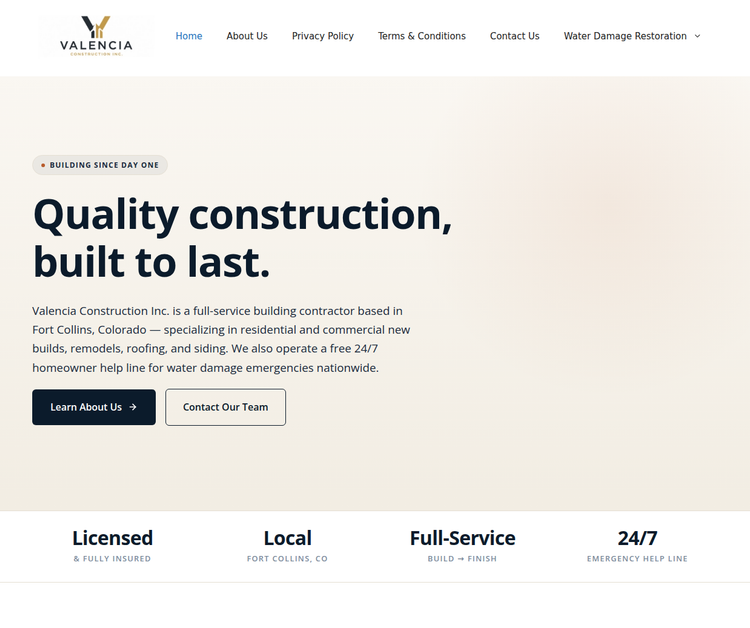 Valencia Construction Inc.